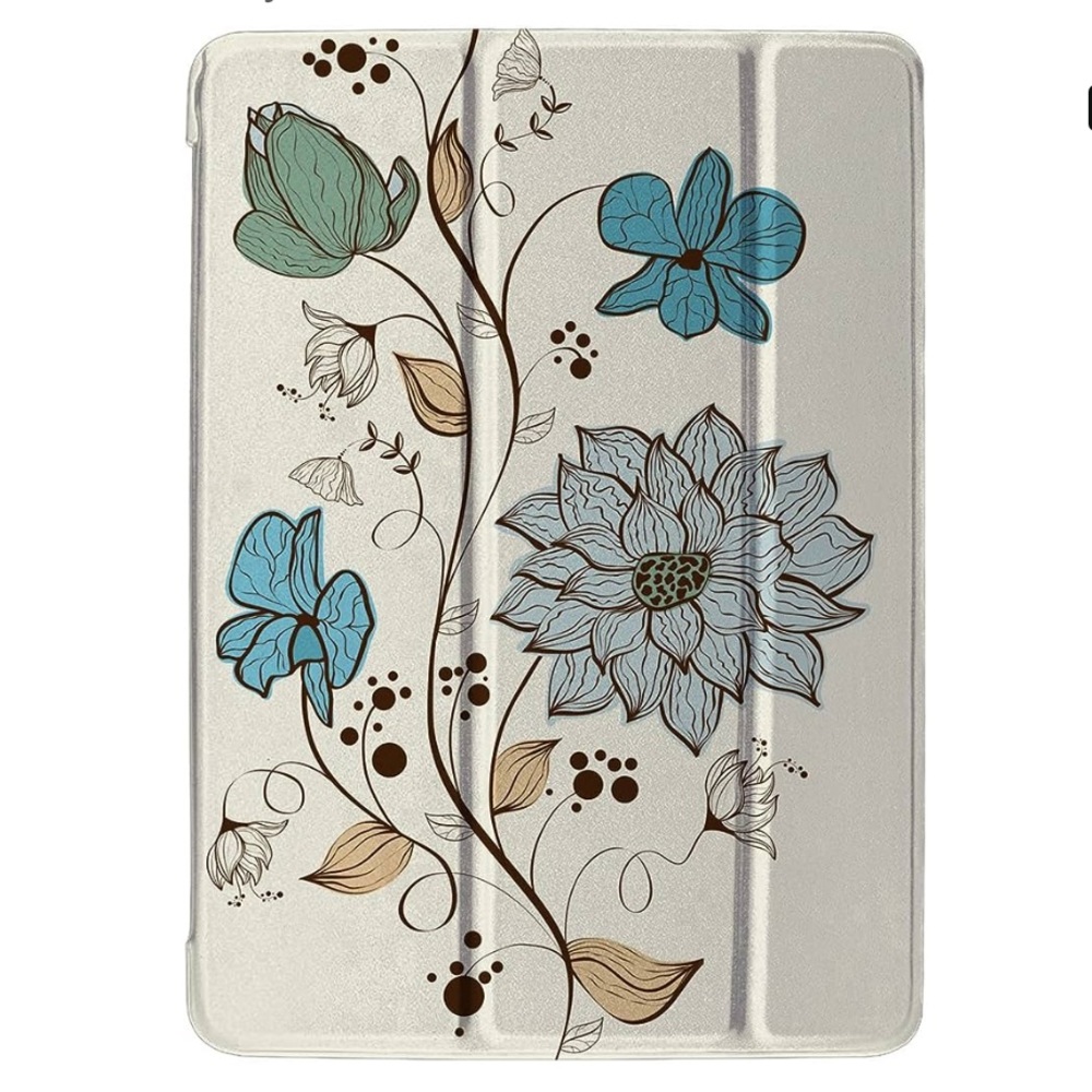 DuraSafe Cases iPad PRO 12.9” 1 Gen Printed PC Back Cover Watercolor Lily Flower